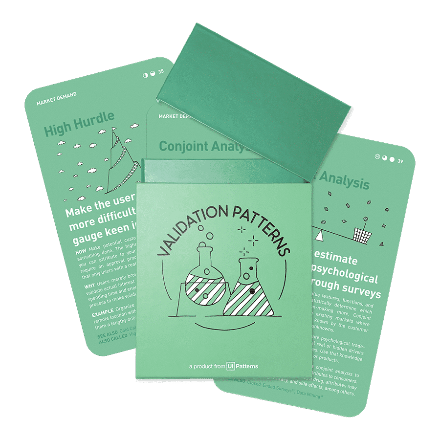 Validation Patterns Card Deck