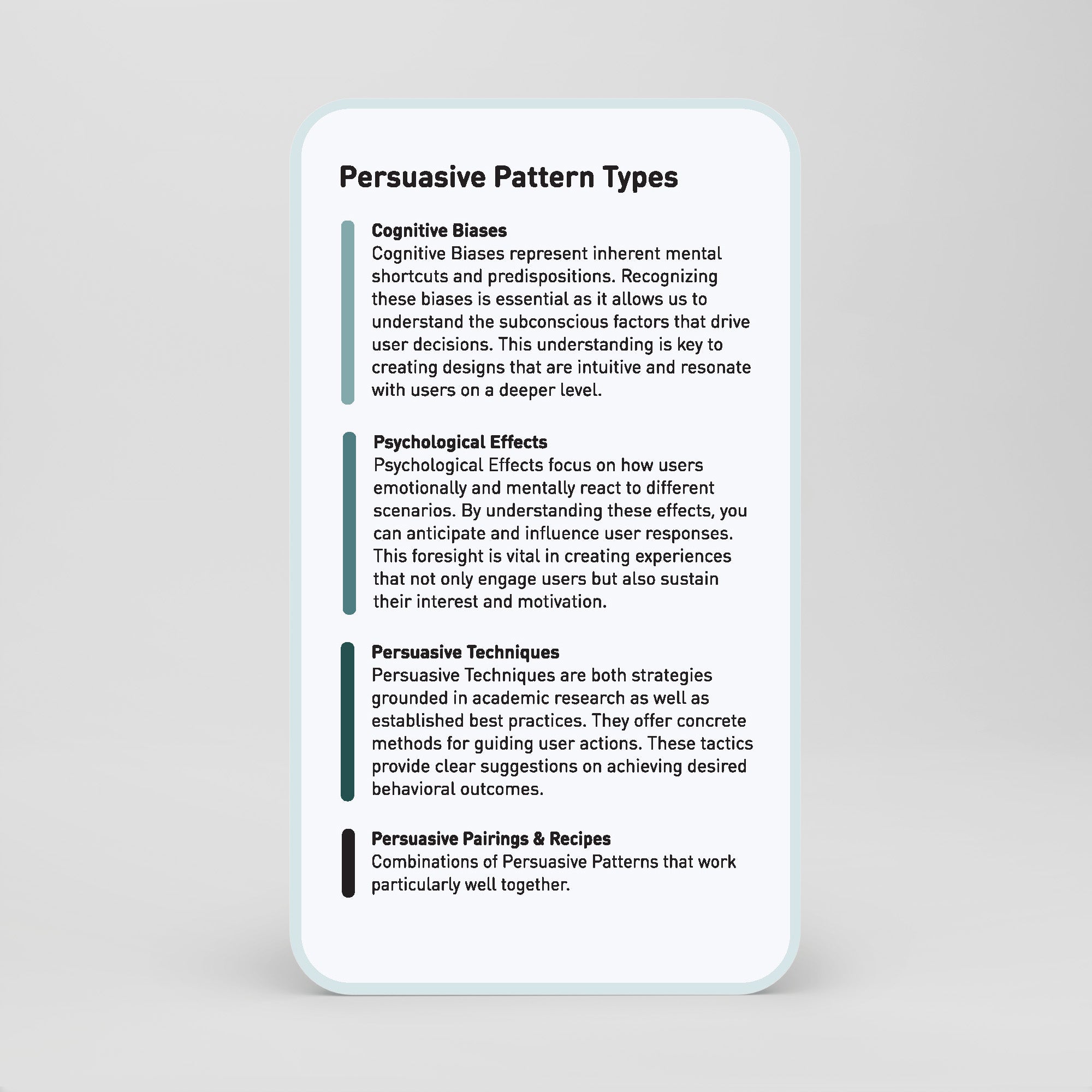 Persuasive Patterns - Conversions & Decisions