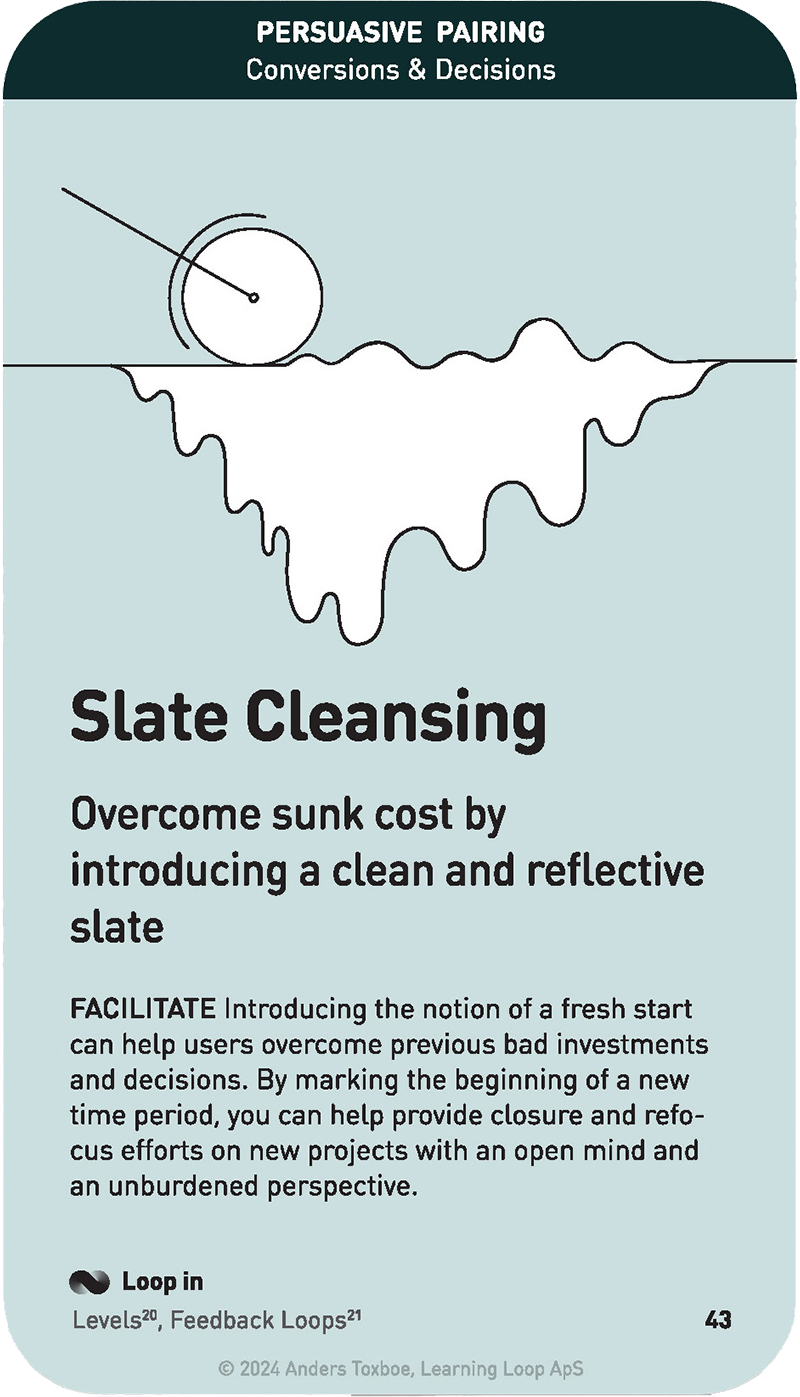 Slate Cleansing card, a Persuasive Pairing - front side